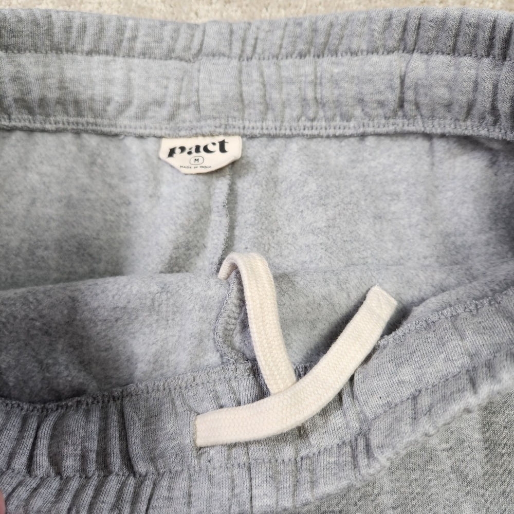 Pact Clothing Joggers Men Medium Organic Cotton Gray Tapered Athleisure - Picture 9 of 11